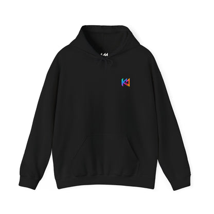 Colourful KM Unisex Heavy Blend | Black Hooded