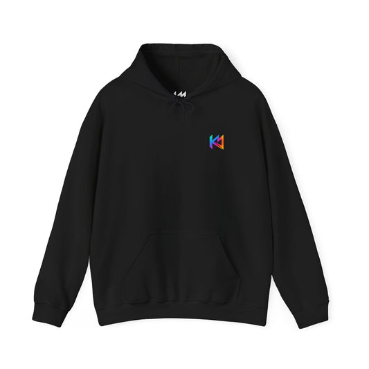 Colourful KM Unisex Heavy Blend | Black Hooded