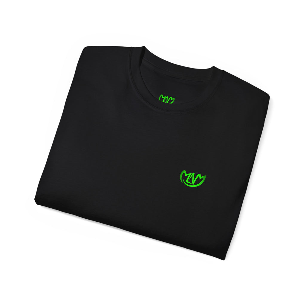 Melony Void Wear | Black T-Shirt & Green Logo