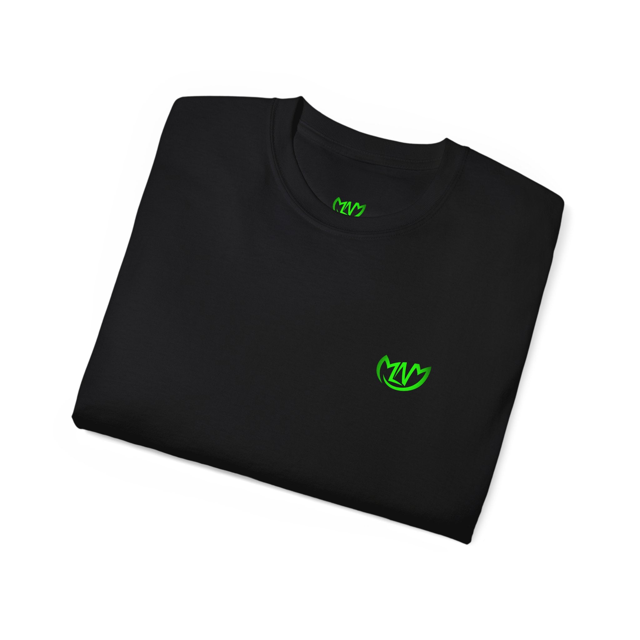 Melony Void Wear | Black T-Shirt & Green Logo