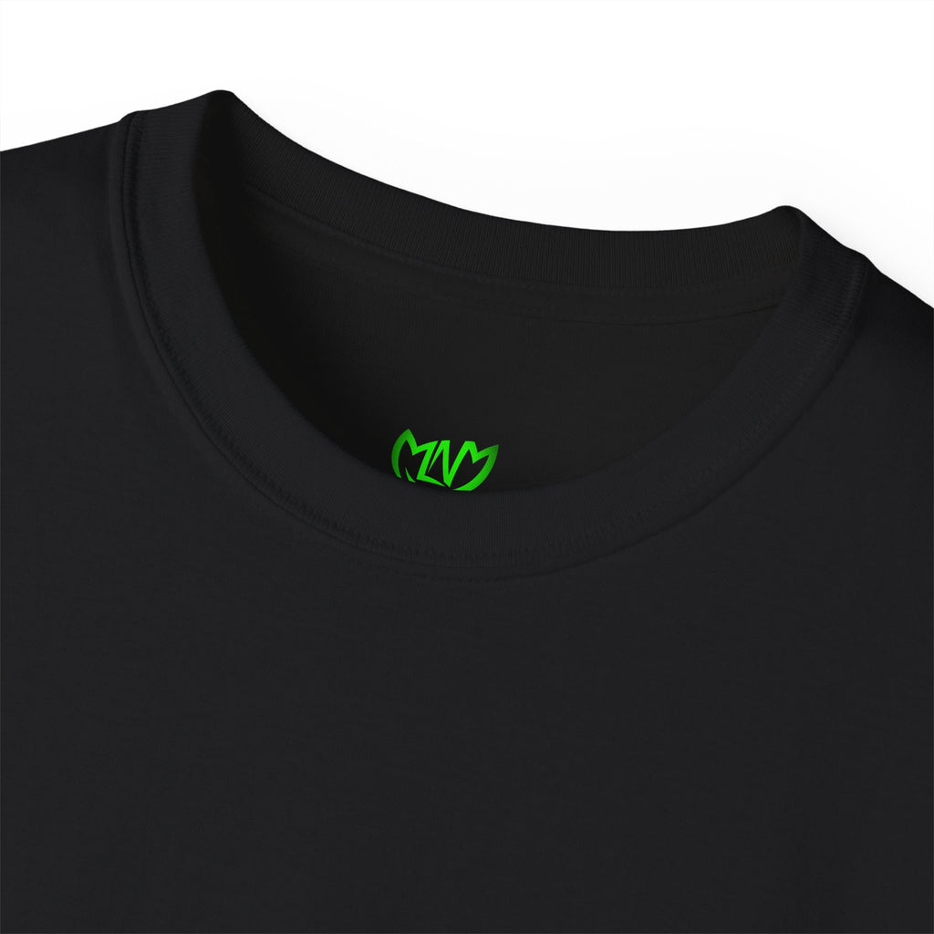 Melony Void Wear | Black T-Shirt & Green Logo