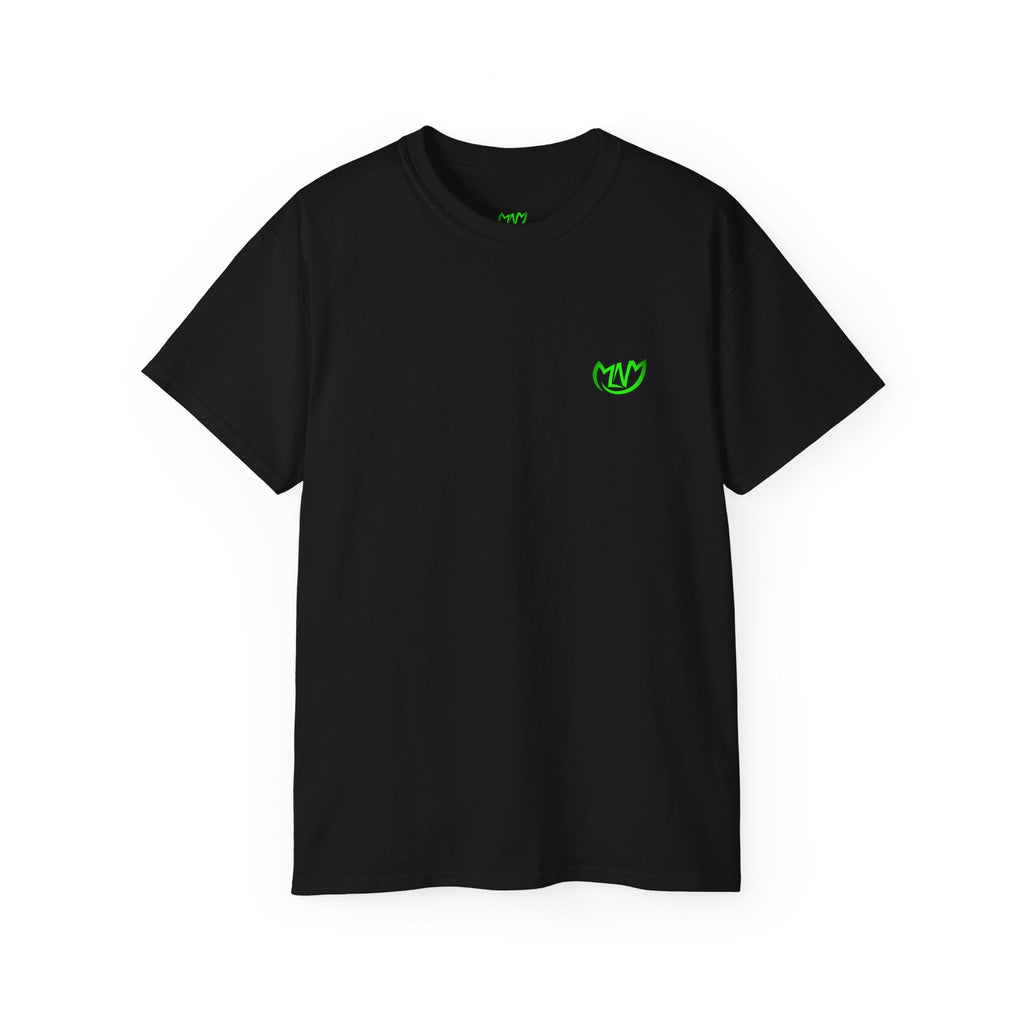 Melony Void Wear | Black T-Shirt & Green Logo