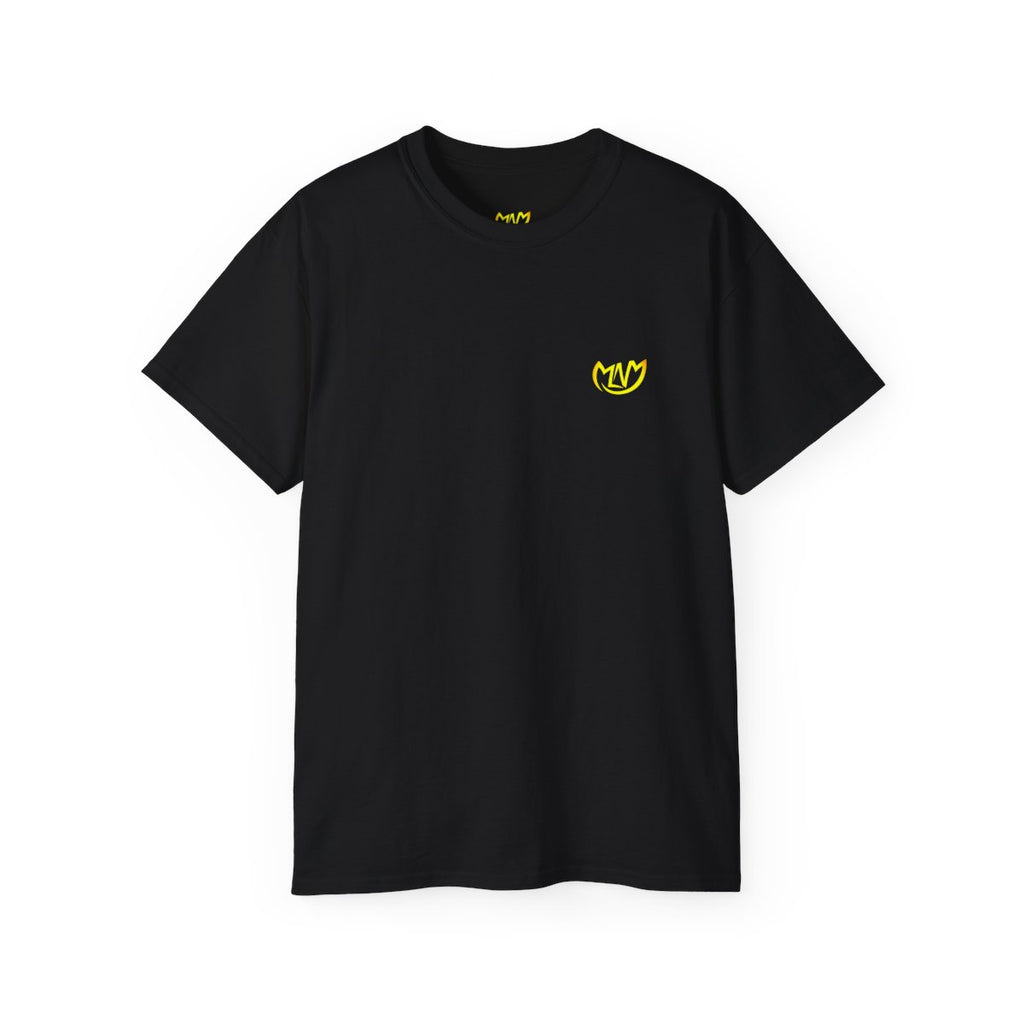 Melony Void Wear | Black T-Shirt & Yellow Logo
