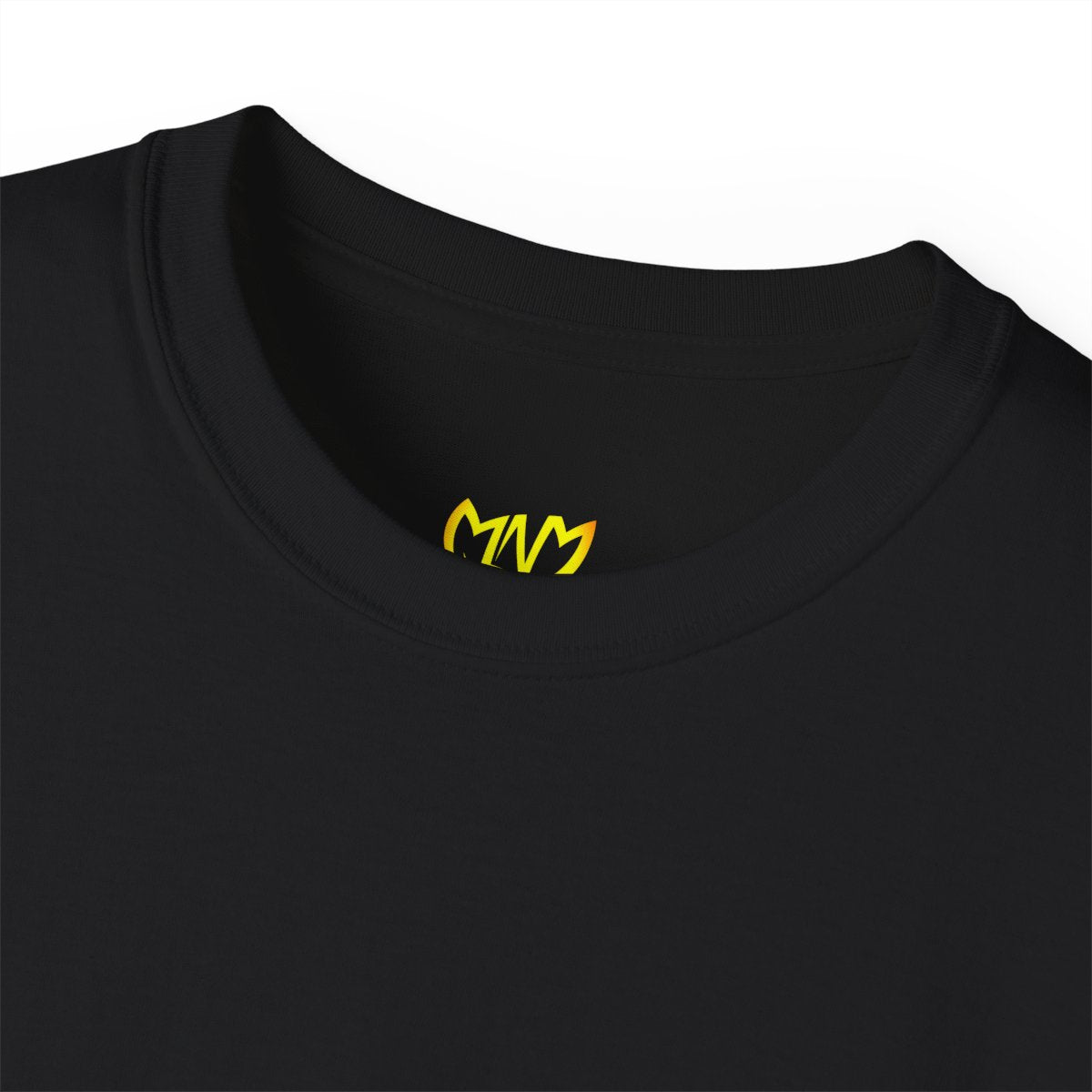 Melony Void Wear | Black T-Shirt & Yellow Logo